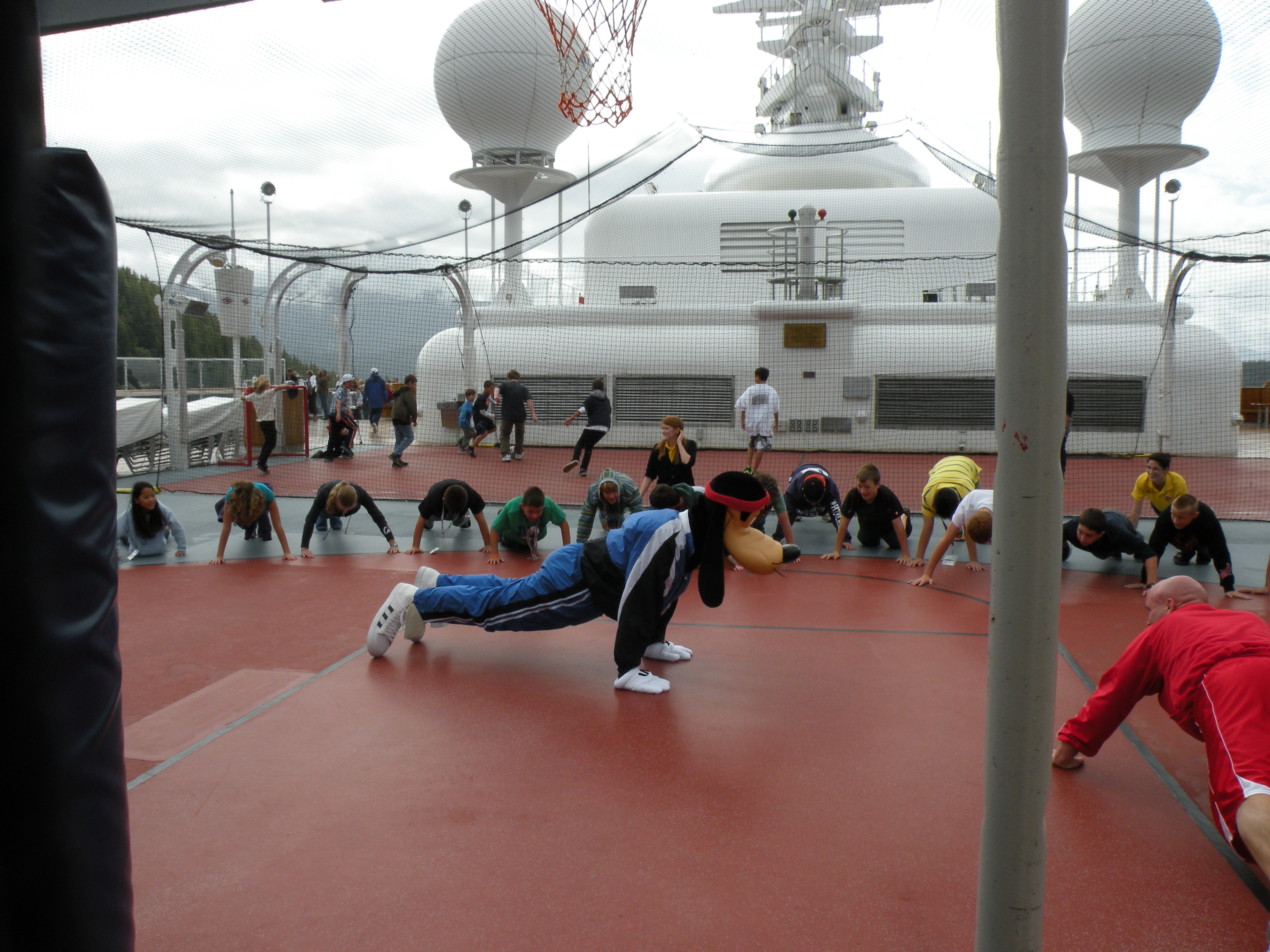 disney cruise sports deck