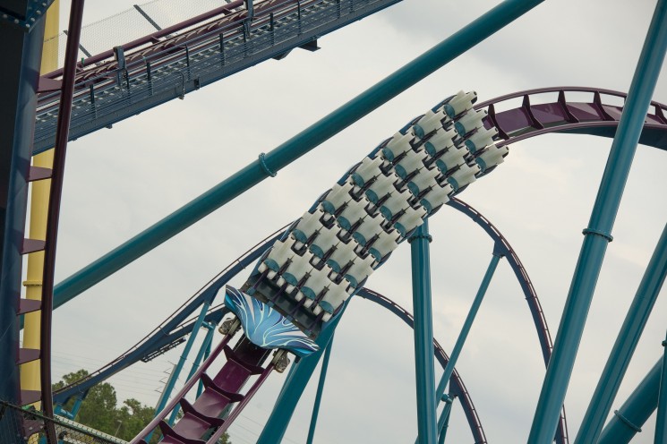 Mako Makes First Test Run at SeaWorld Orlando