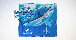 Guy Harvey to Paint Giant Mural at SeaWorld Orlando's New Shark Wreck Reef