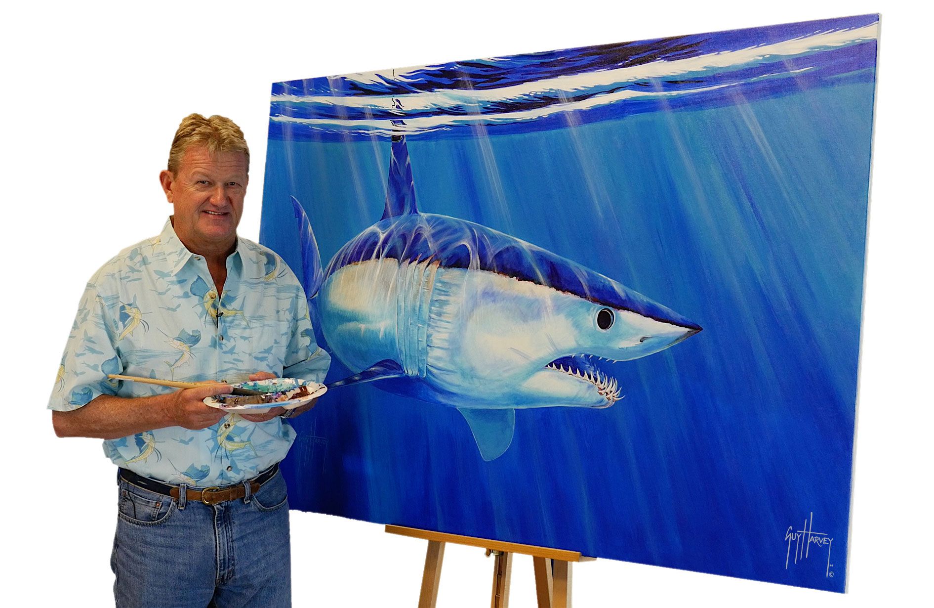 Guy Harvey to Paint Giant Mural at SeaWorld Orlando's New Shark Wreck Reef