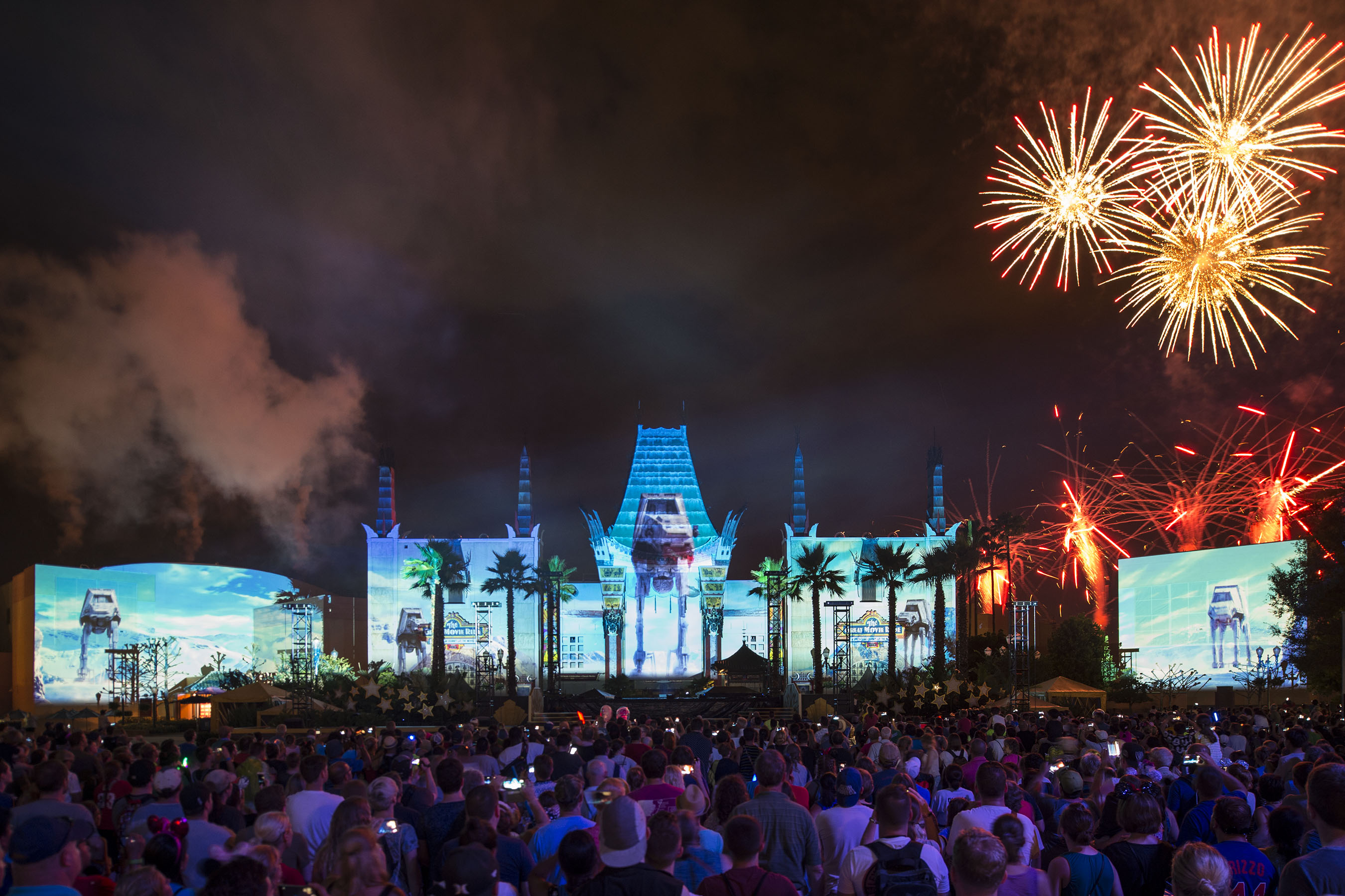 “Star Wars: A Galactic Spectacular” Fireworks and Projection Show Immerses Disney’s Hollywood Studios Guests in Galaxies Far, Far Away