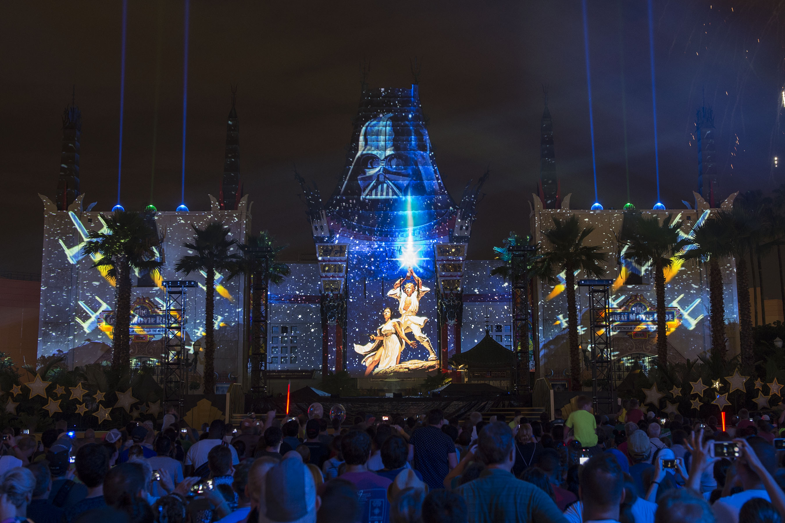 “Star Wars: A Galactic Spectacular” Fireworks and Projection Show Immerses Disney’s Hollywood Studios Guests in Galaxies Far, Far Away