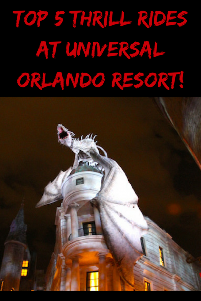 Top 5 Thrill Rides at Universal Orlando Resort!