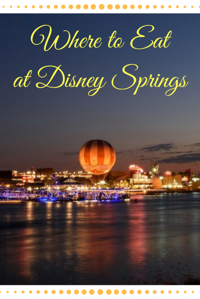 Where to Eat at Disney Springs