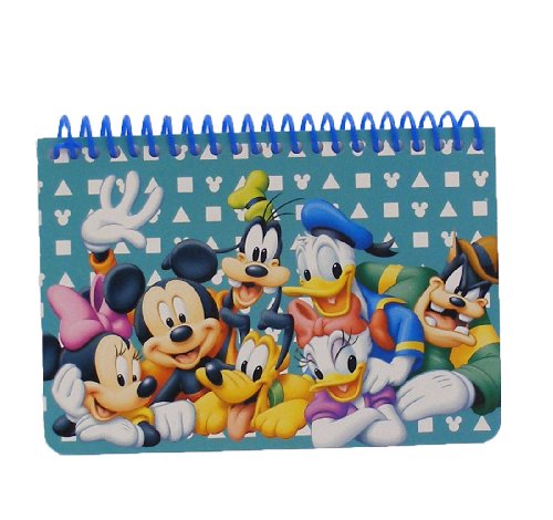 Disney Mickey Mouse and Friends Spiral Autograph Book - Teal by