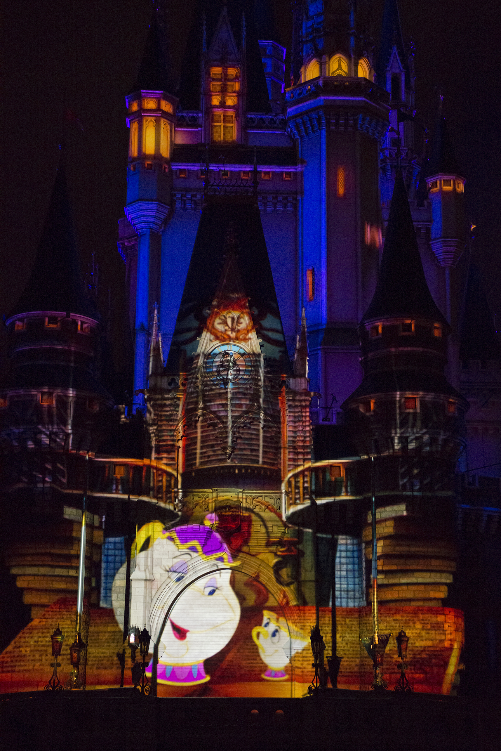 "Once Upon a Time" is a Nighttime Projection Show on Cinderella Castle at Magic Kingdom