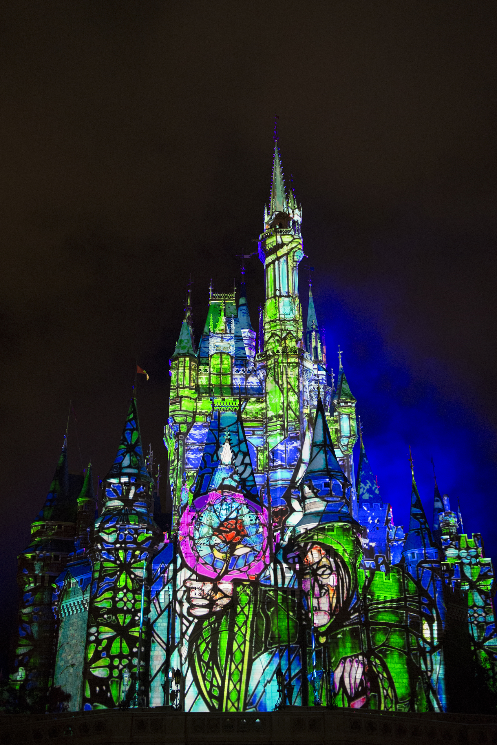  "Once Upon a Time" is a Nighttime Projection Show on Cinderella Castle at Magic Kingdom