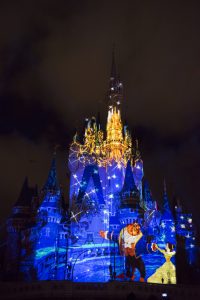 "Once Upon a Time" is a Nighttime Projection Show on Cinderella Castle at Magic Kingdom