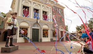 The Muppets star in an all-new live show at Magic Kingdom Park called “The Muppets Present… Great Moments in American History.