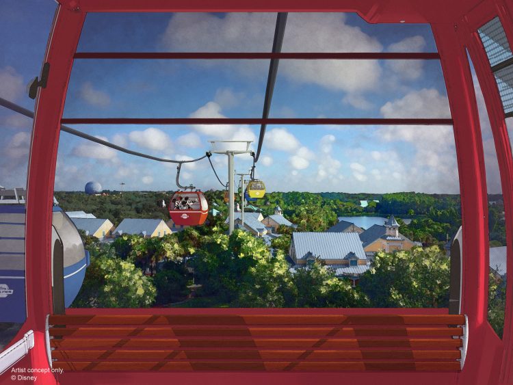 Disney Vacation Club announces next planned developments for Disney World, including a new resort and skyway gondola connecting the Parks to resorts.