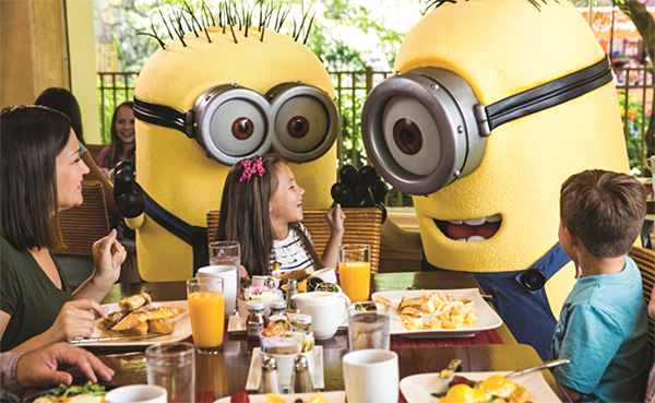 Despicable Me Character Breakfast